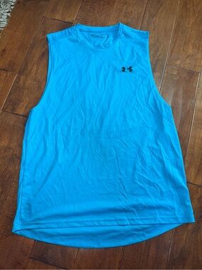 Under Armour Men’s Sleeveless Training Tank Top - Bright Turquoise